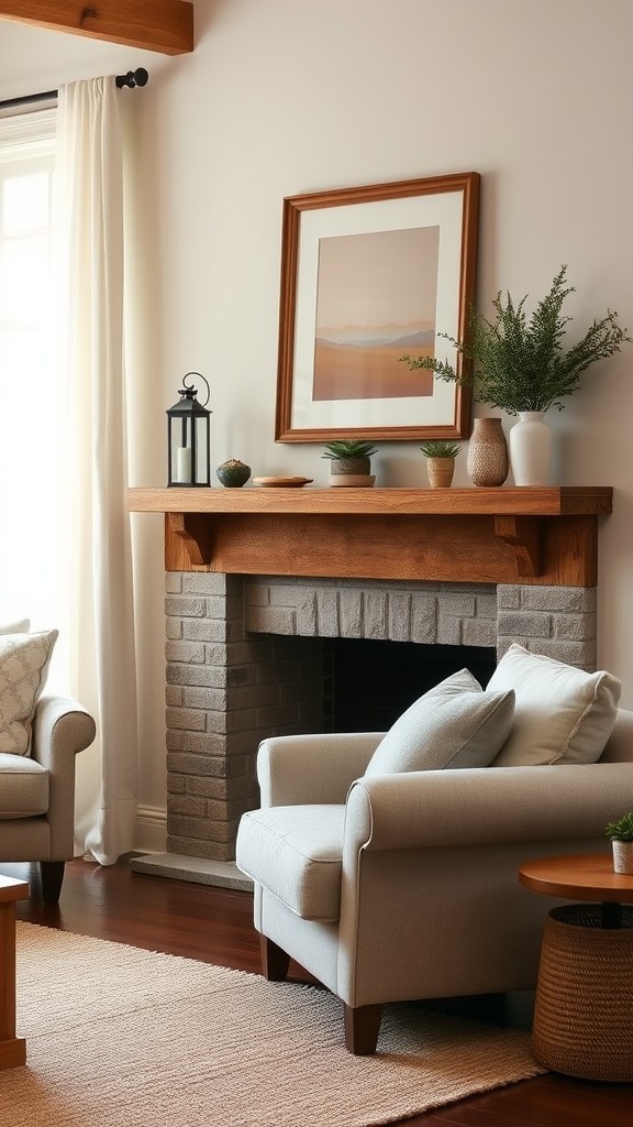 Use a Mantel as a Display Space