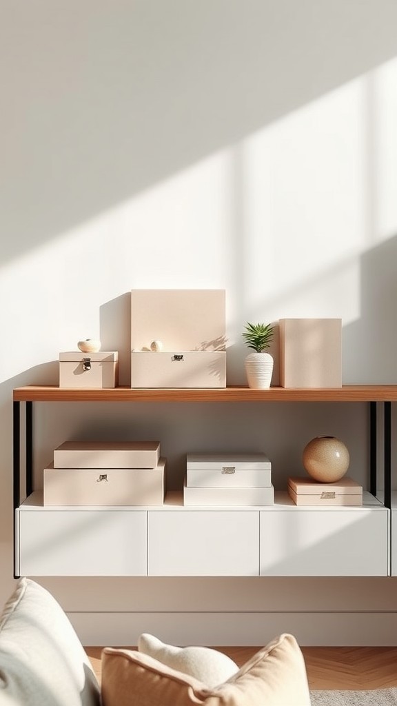 Use Decorative Boxes for Storage