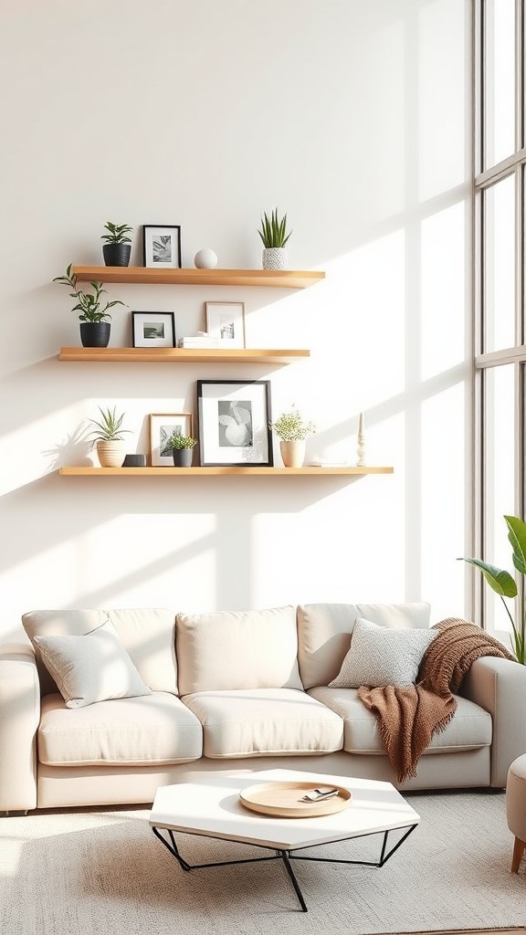 Use Floating Shelves