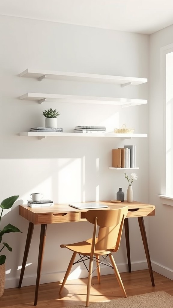 Use Wall-mounted Shelves