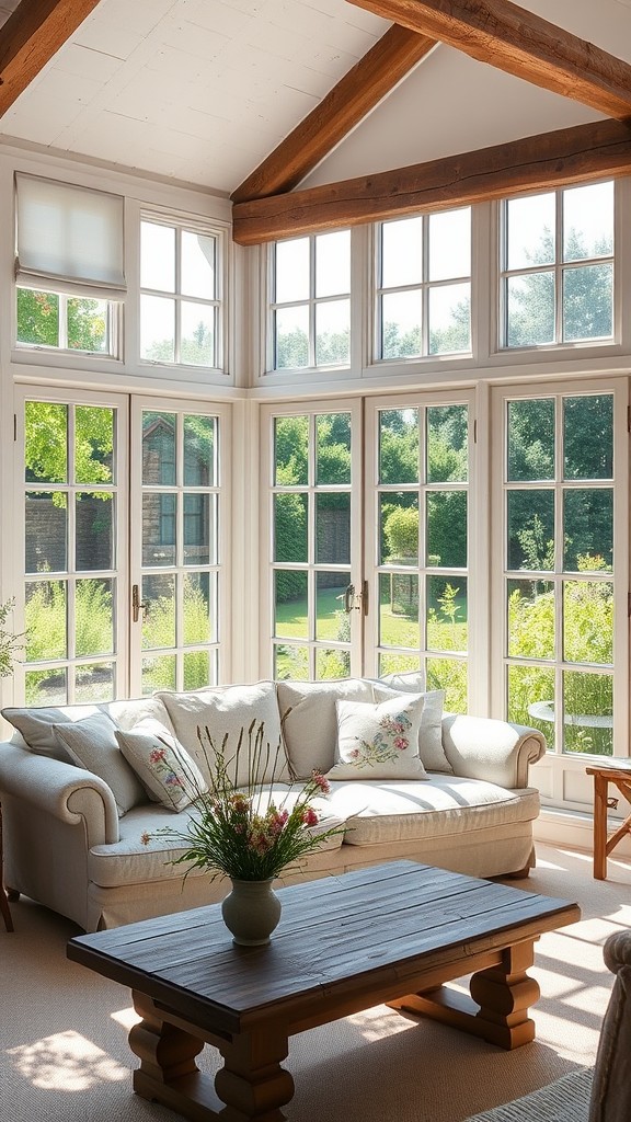 Utilize Large Windows for Natural Light