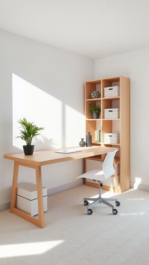 Utilize Under-Desk Storage Solutions