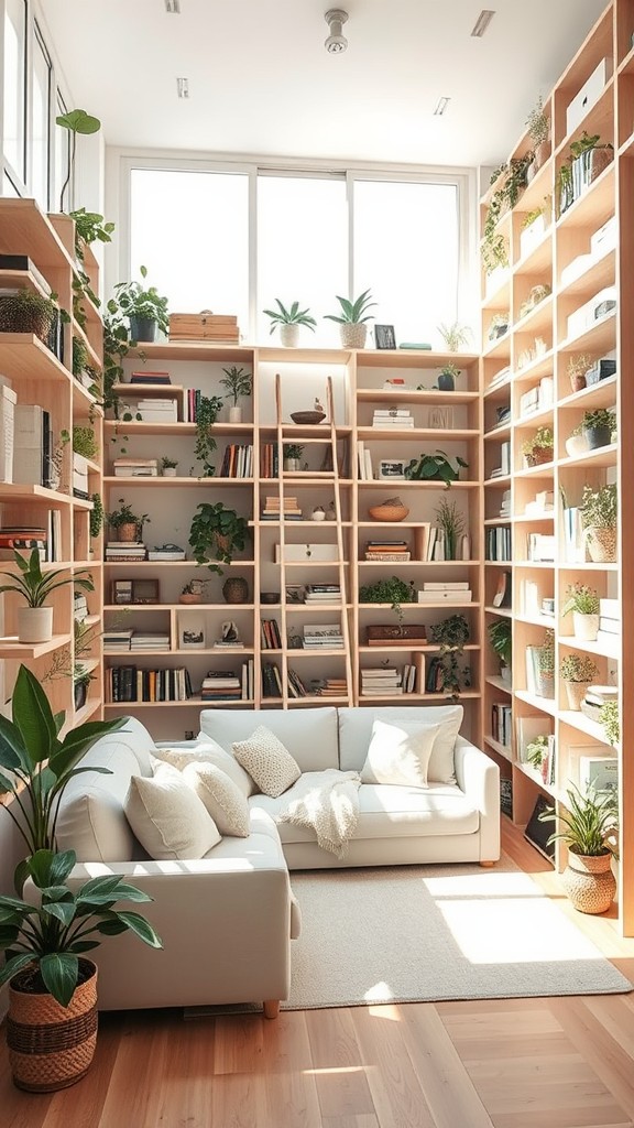 Utilize Vertical Space with Shelves