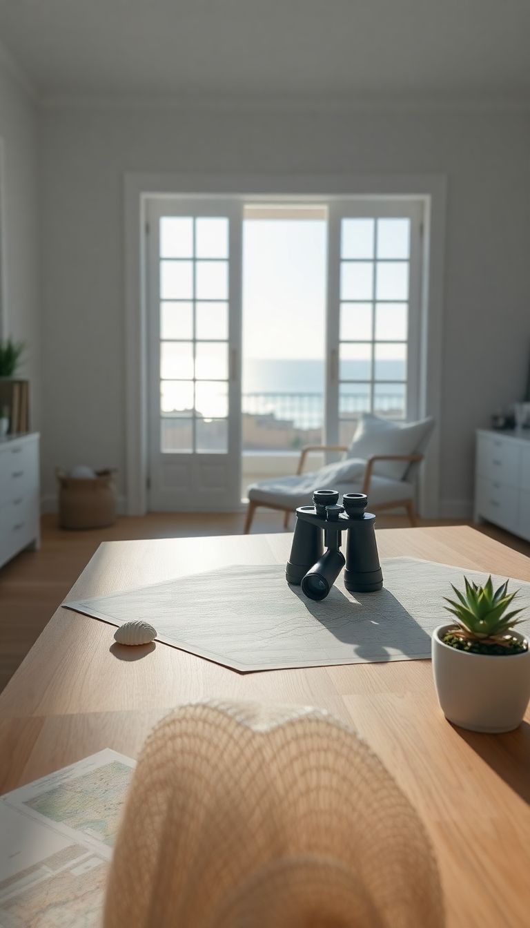 Vintage Binoculars as Desk Decor