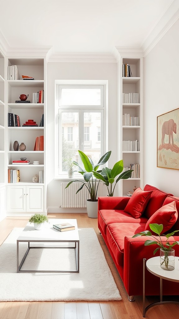 White Bookshelves