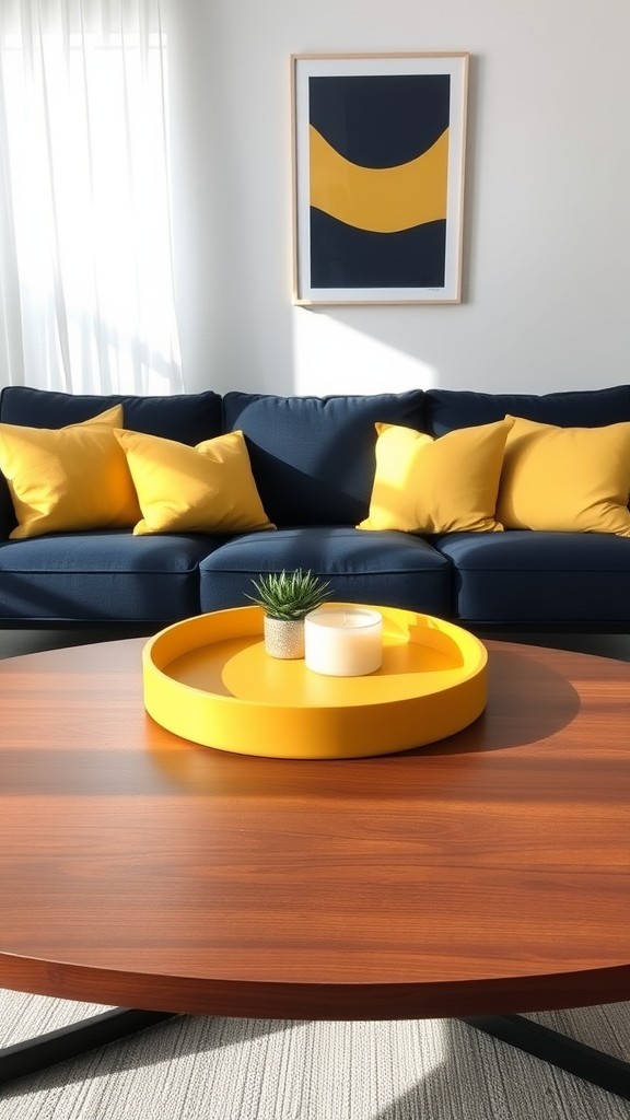 Yellow Decorative Trays