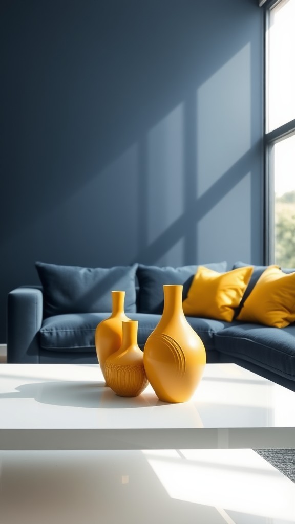 Yellow Decorative Vases