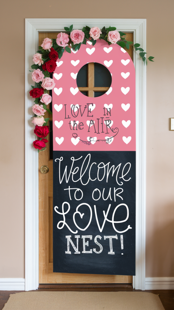 Chalkboard Door Hangers for Messages