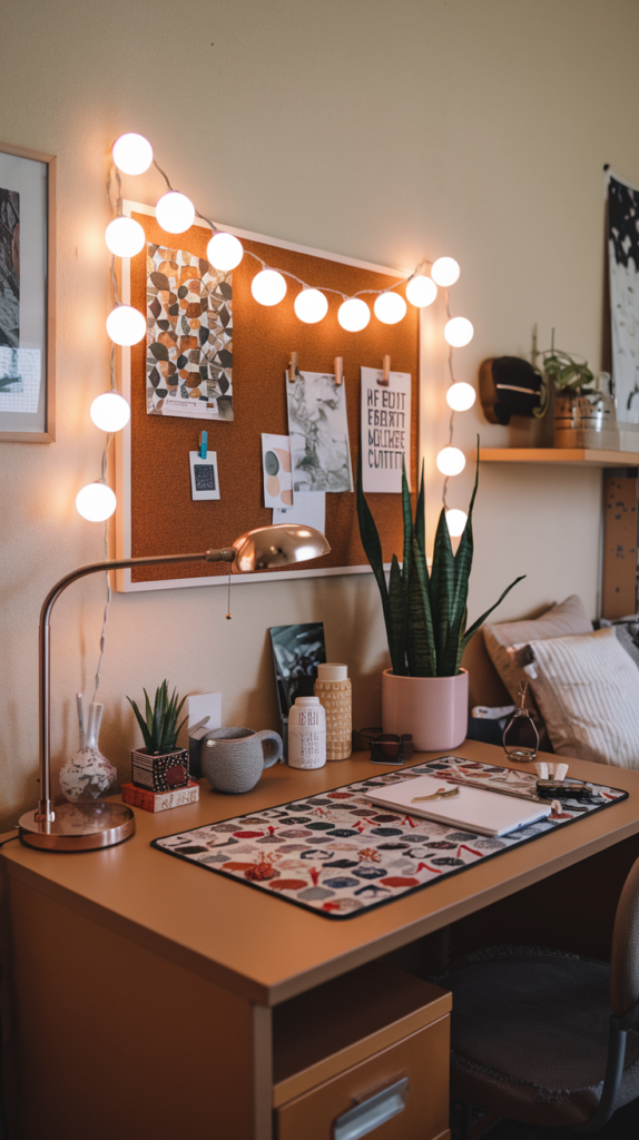 Creative Desk Setup with Inspiring Elements