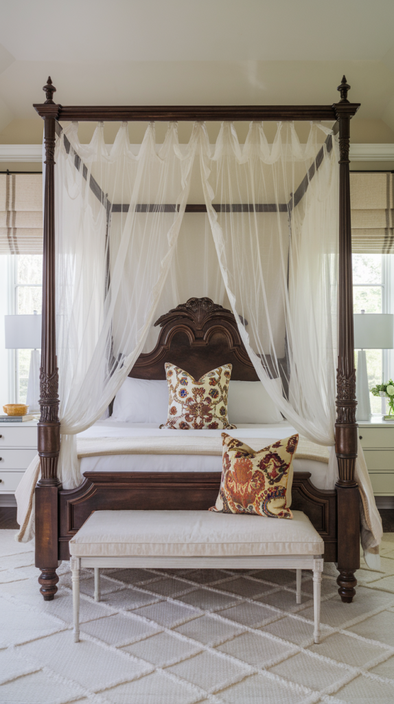 Include a Canopy Bed for Elegance