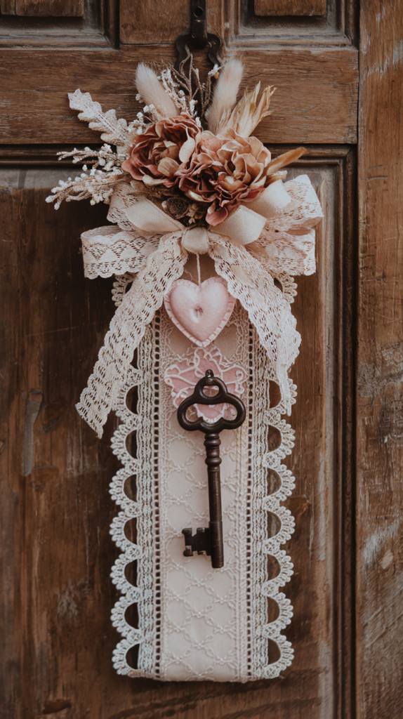 Vintage Lace and Ribbon Decor