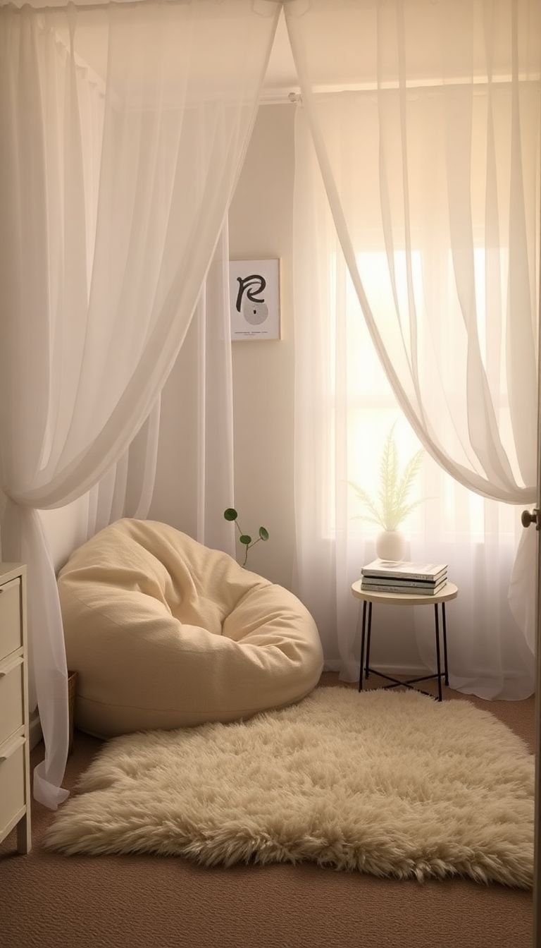 Create a Cozy Nook with Curtains