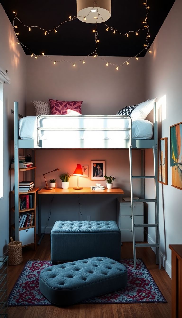 dorm room design perfect for small spaces