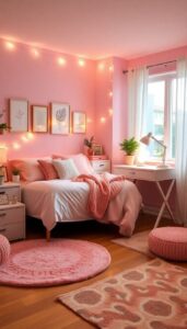 pink dorm room ideas that radiate charm and comfort