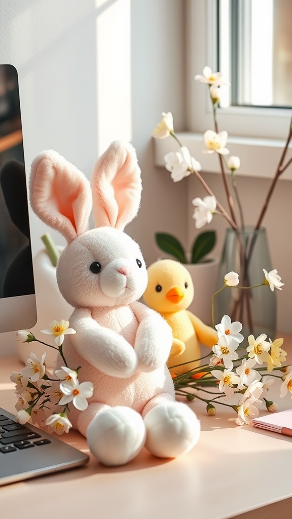 Plush Easter-themed Desk Toys