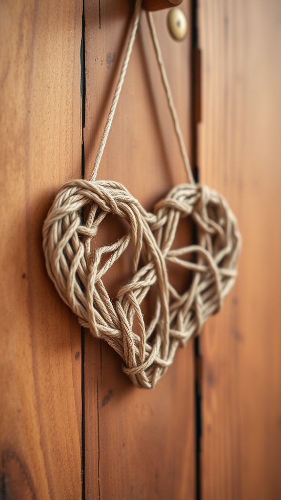 Rustic String Art Love Signs