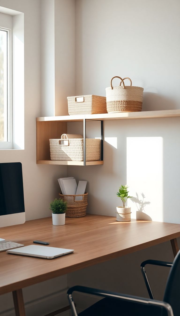 Use Decorative Baskets for Clutter Control