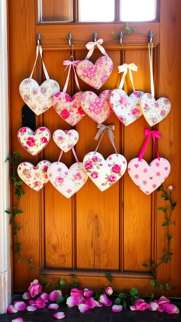 valentine's door hanger ideas to welcome guests with lov