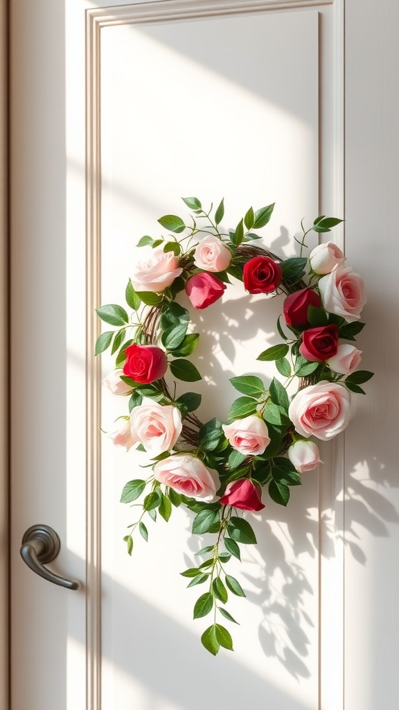 Wreaths Made of Roses or Faux Flowers