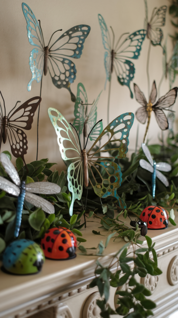 Butterfly and Garden Insect Accents