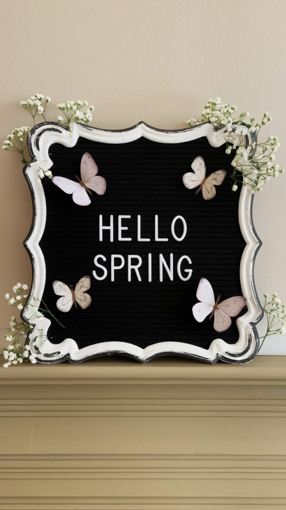 Spring Quote Letter Board