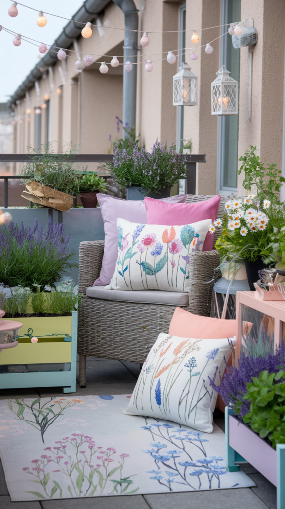 Style Outdoor Spaces with Spring Elements