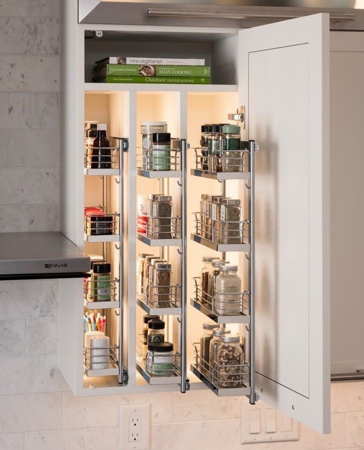 Adjustable Pullout Spice Solutions