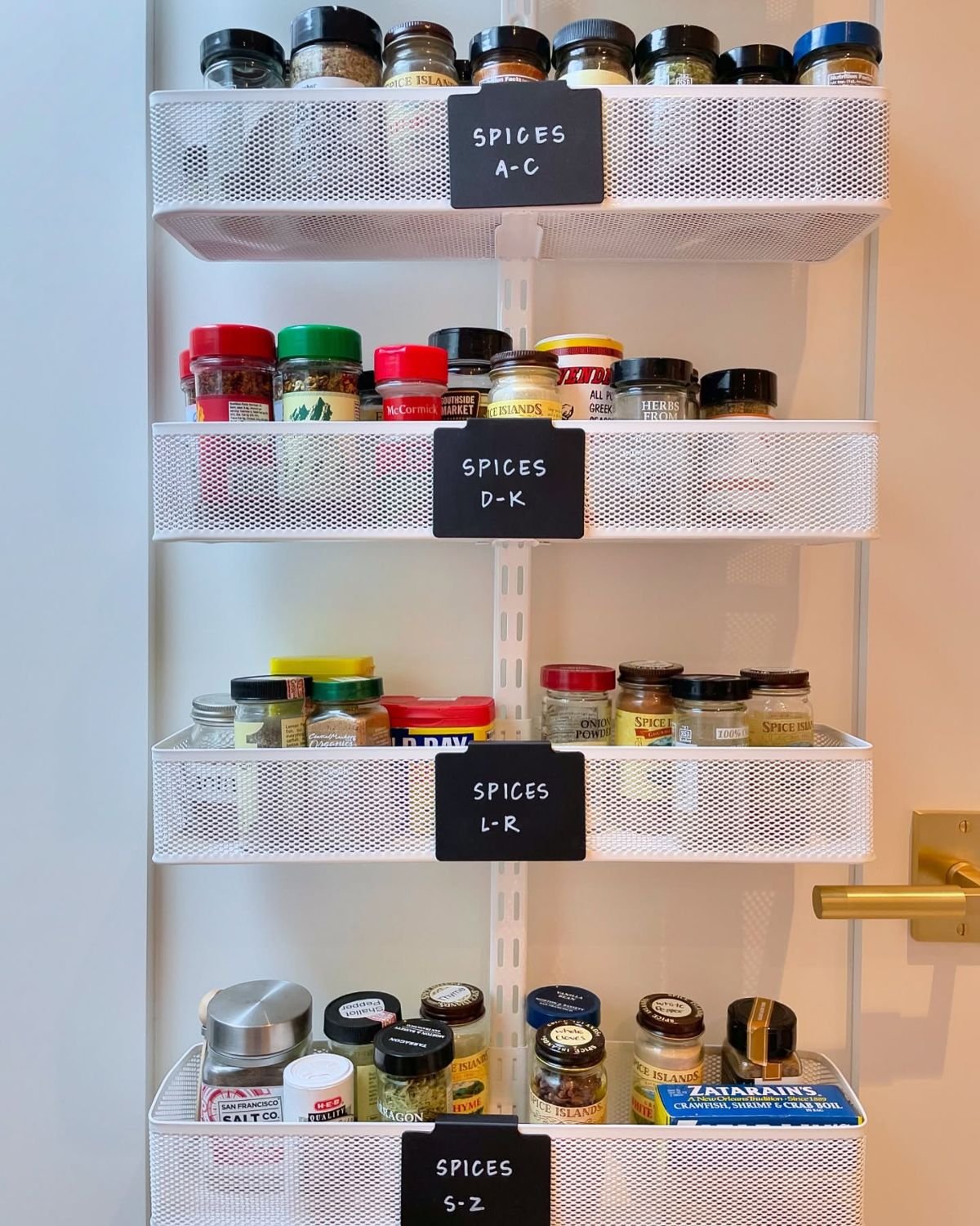 Alphabetize Your Spice Collection