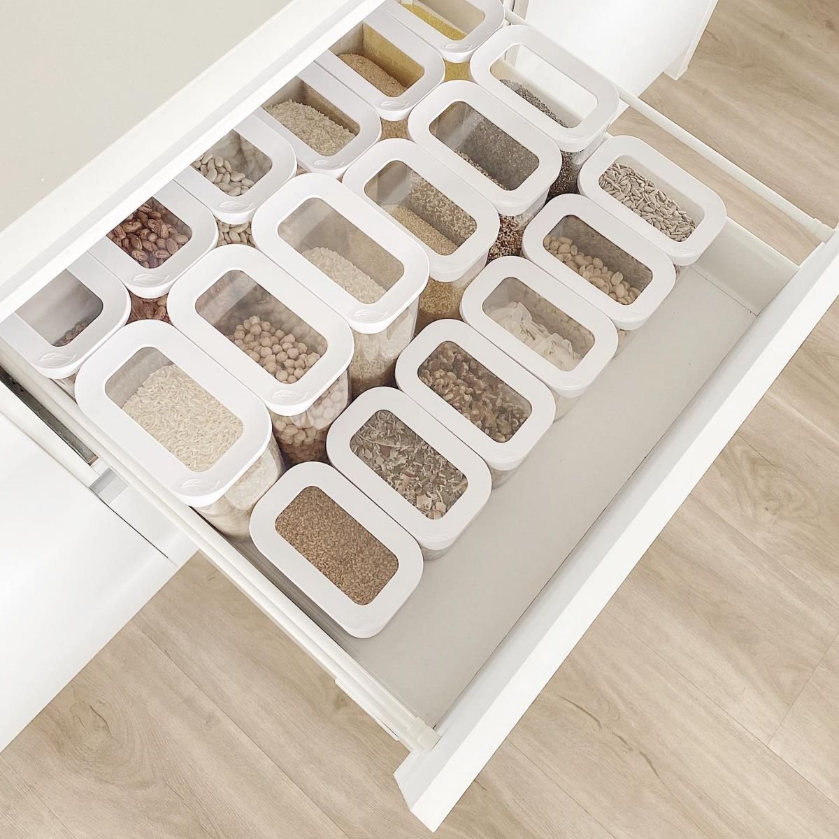 Clear Containers for Organized Storage