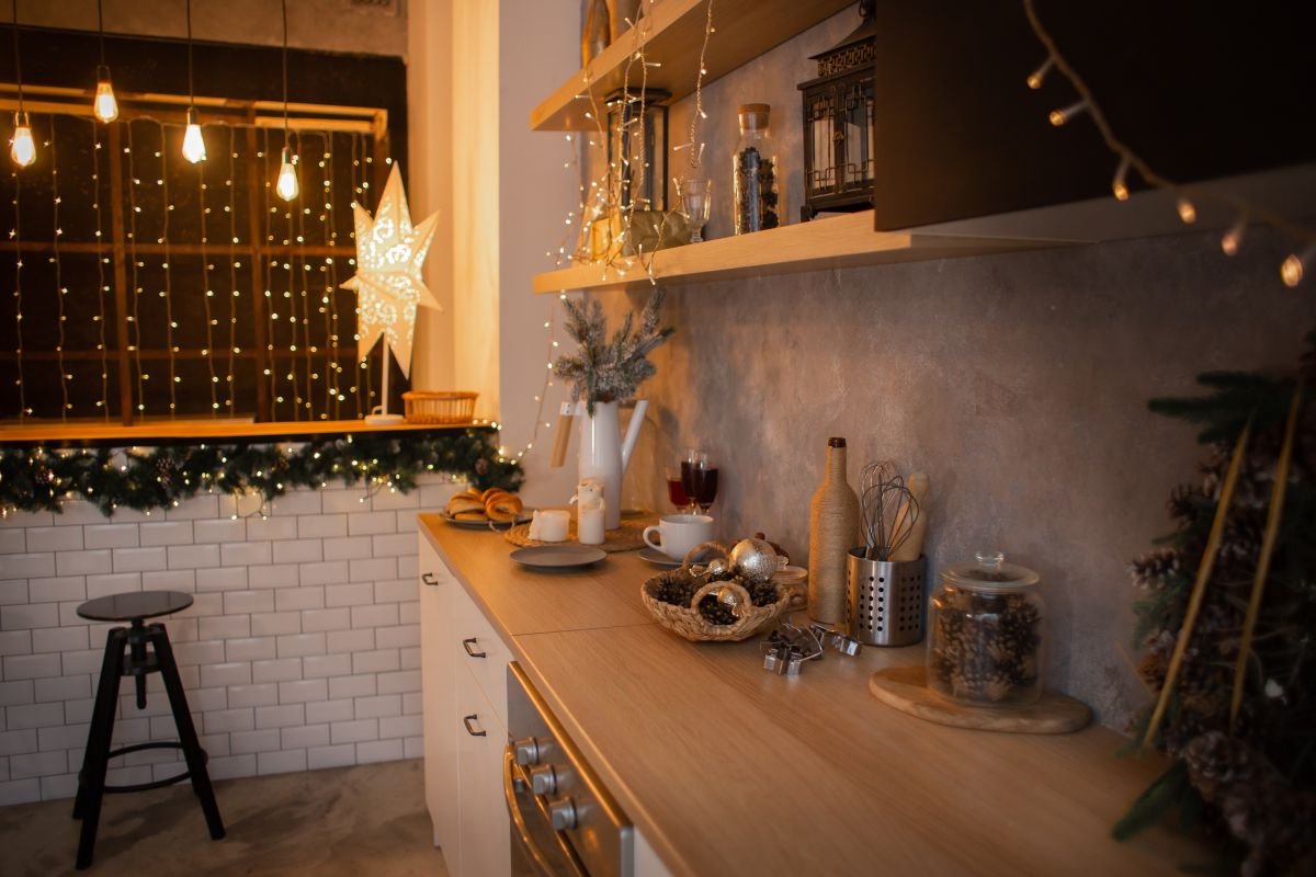 Cozy Kitchen Fairy Light Ideas