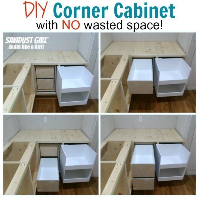 Craft Your Own Corner Cabinet