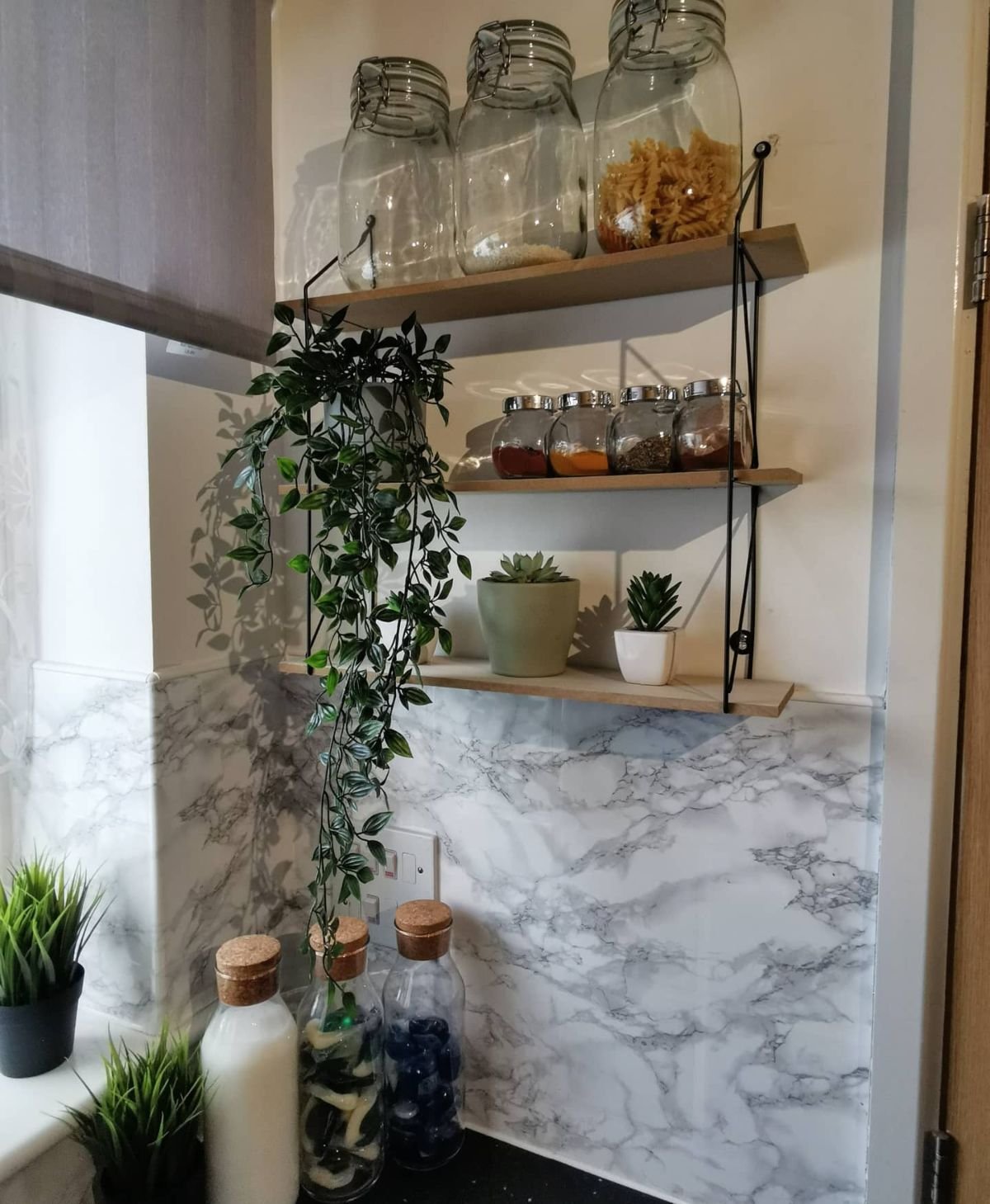 Create a DIY Hanging Shelf