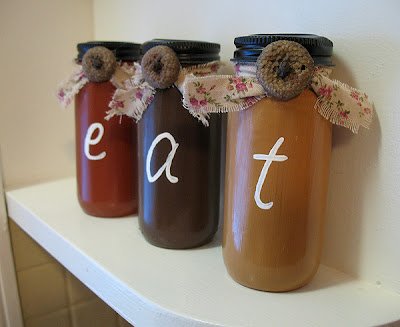 Custom EAT Jar Decor Ideas