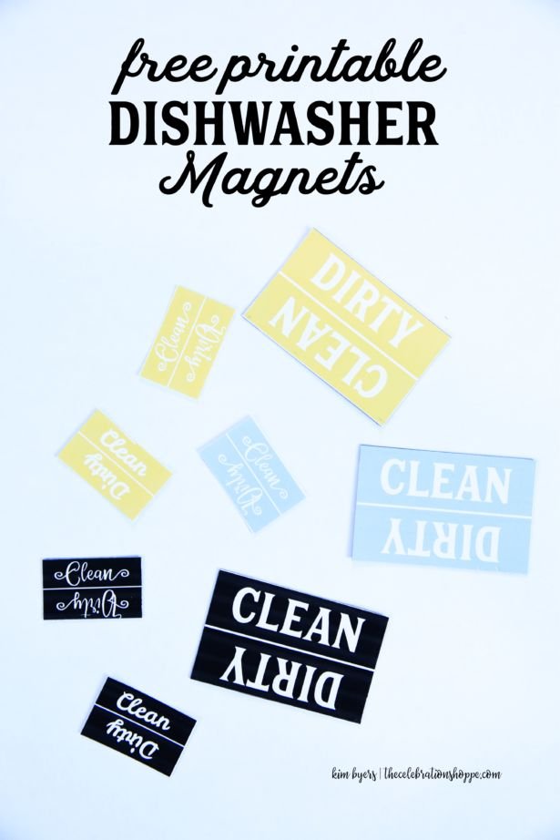 Dishwasher Duty Magnets