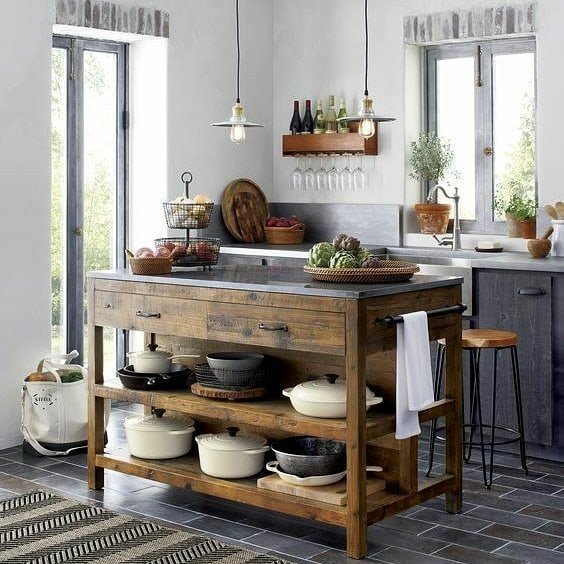 DIY Antique Kitchen Island Hack