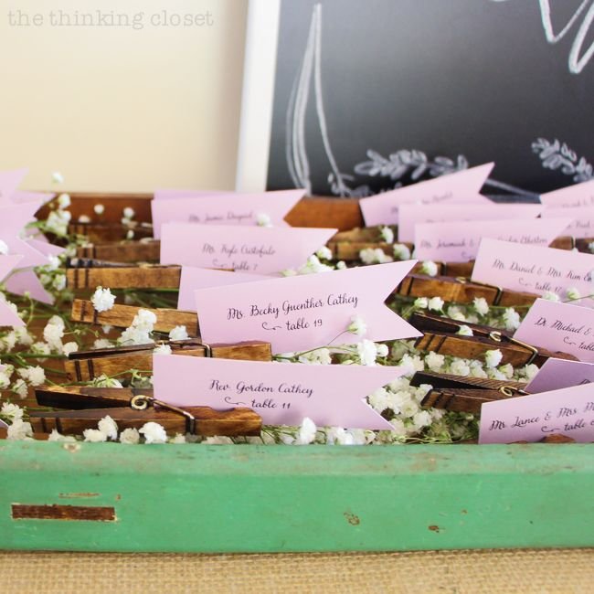 DIY Placecard Holders