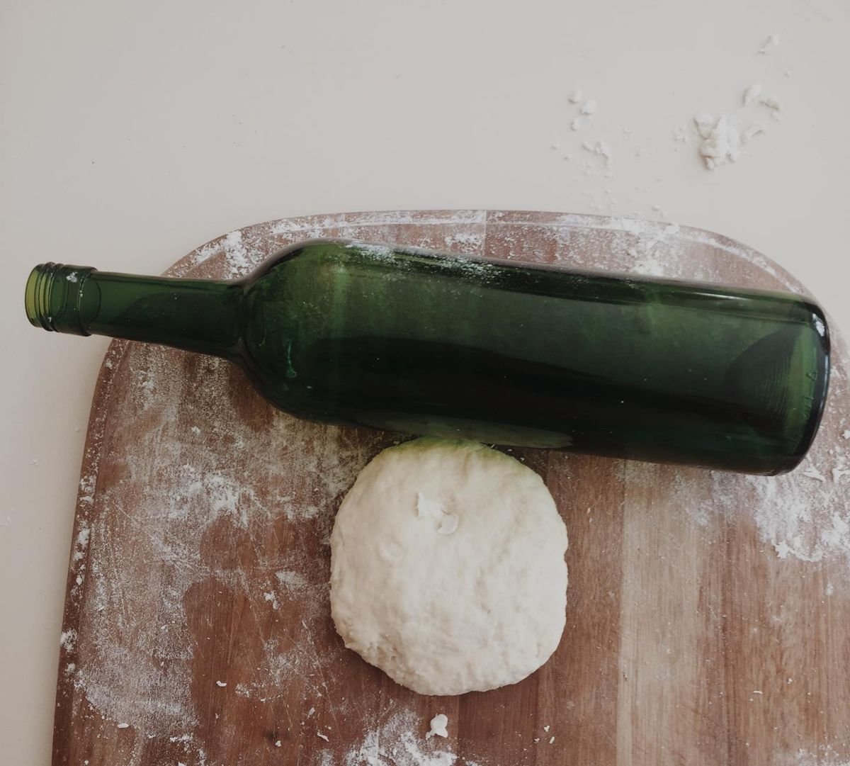 DIY Wine Bottle Rolling Pin