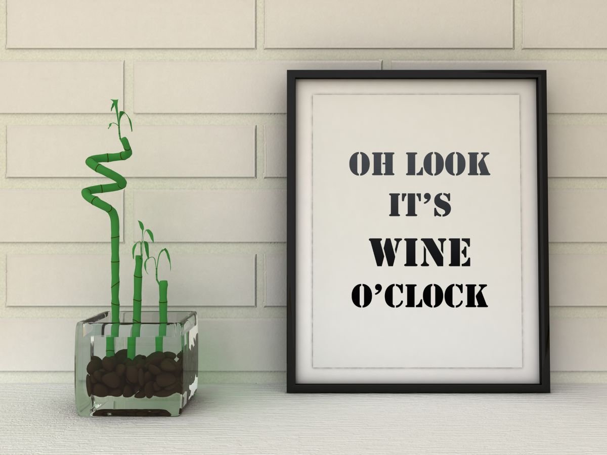 Fun Wine-Themed Wall Art