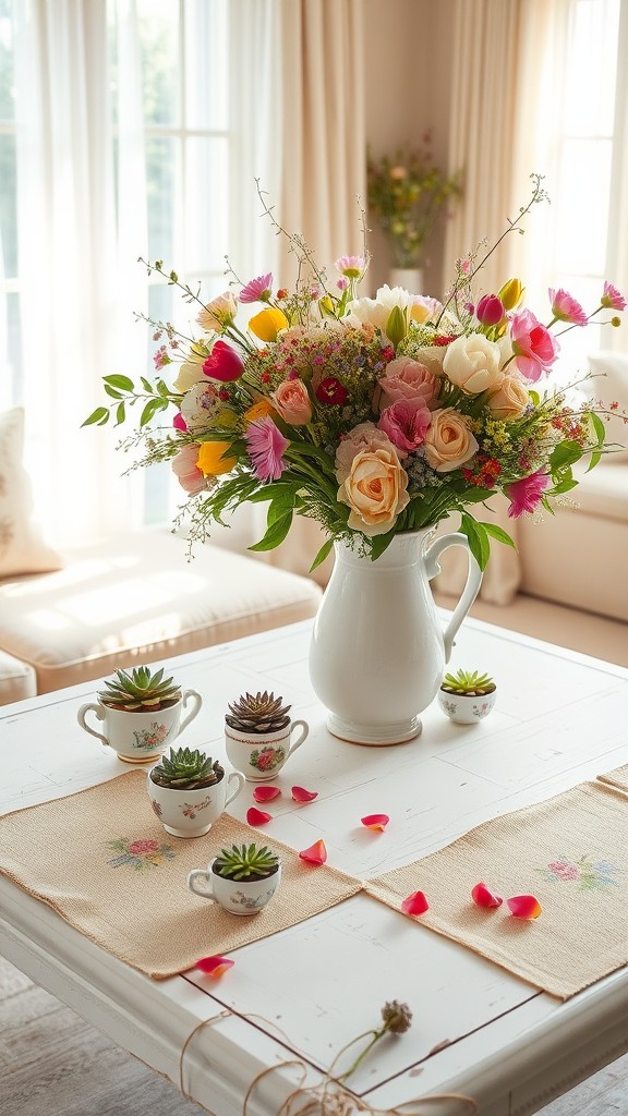 Garden-Inspired Table Settings