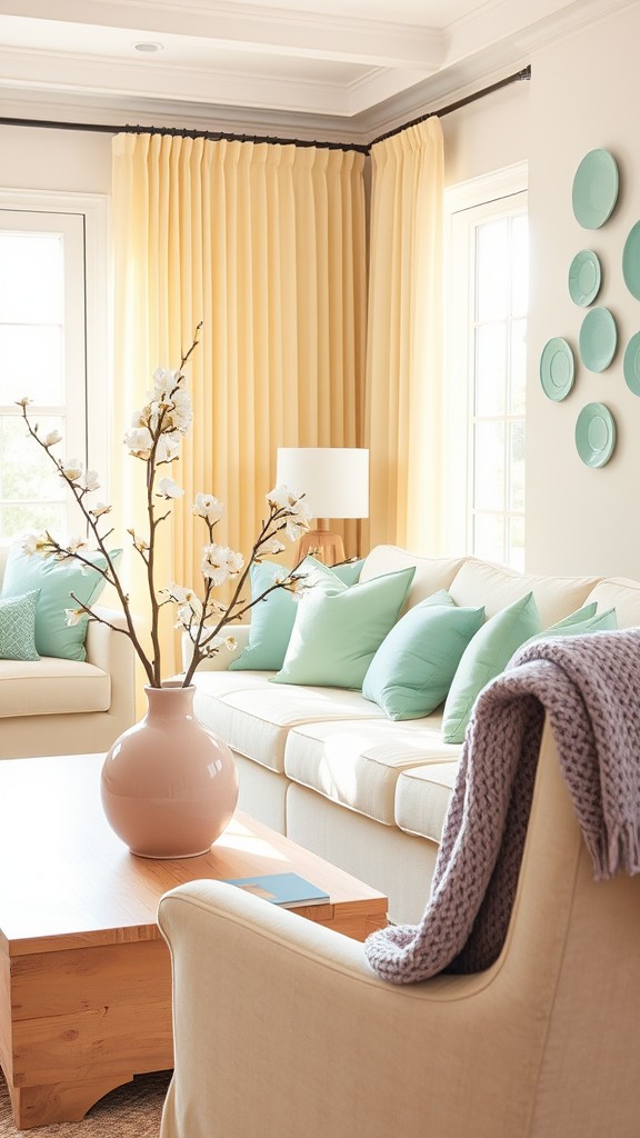 Incorporate Pastel Color Accents