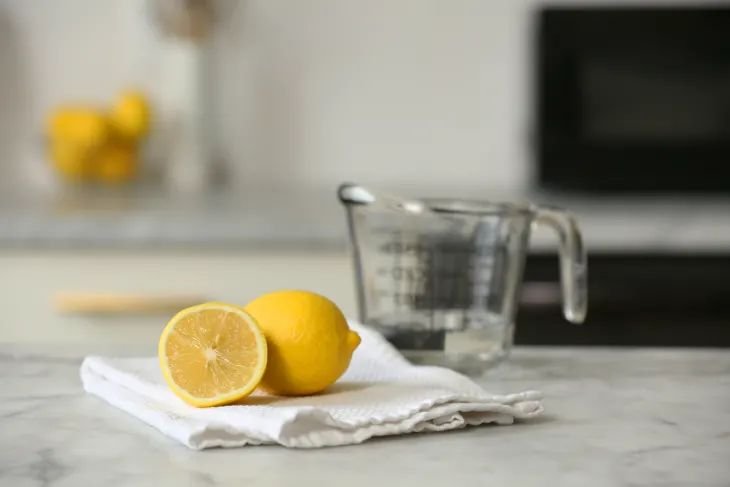 Lemon Power for Microwave Cleaning