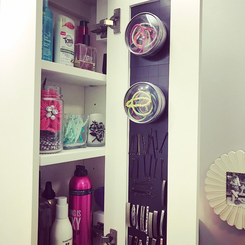 Magnetic Storage for Hair Pins