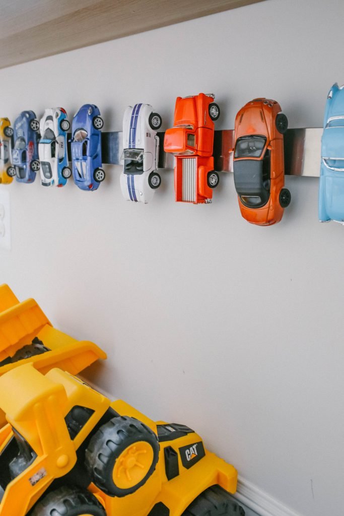 Magnetic Toy Car Organizer