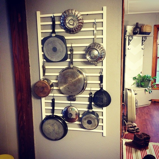 Maximize Kitchen Space with Hanging Racks