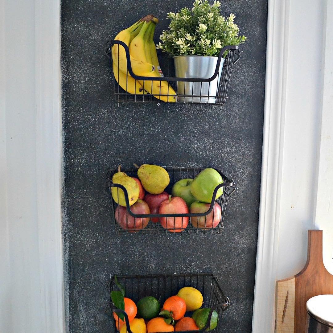 Maximize Kitchen Storage with Wire Baskets