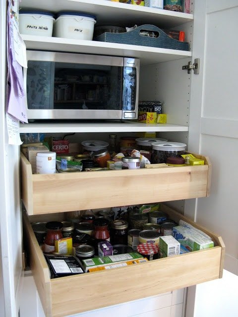 Maximize Pantry Space with Drawers