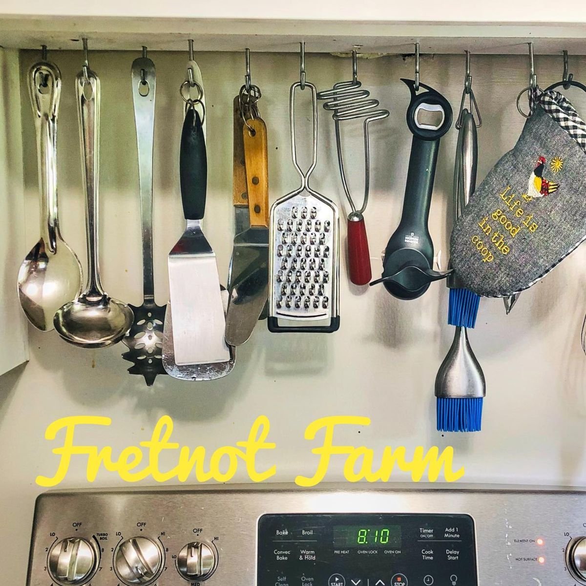 Maximize Space by Hanging Utensils