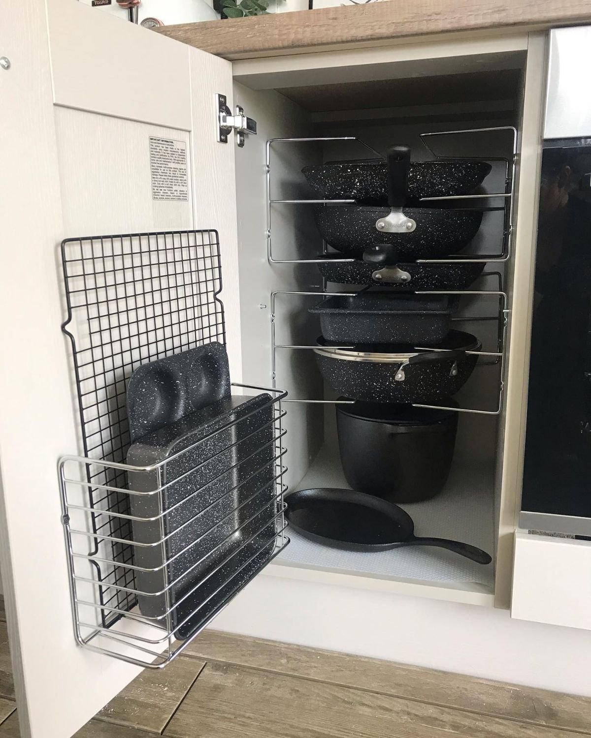 Maximize Space with Metal Pan Racks