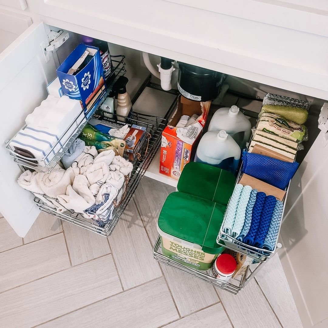 Maximize Under-Sink Storage with Pull-Out Drawers