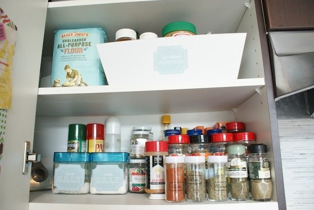 Organize Cans with Magazine Holders